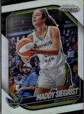 2025 Panini Prizm WNBA #50 Maddy Siegrist Silver Prizms