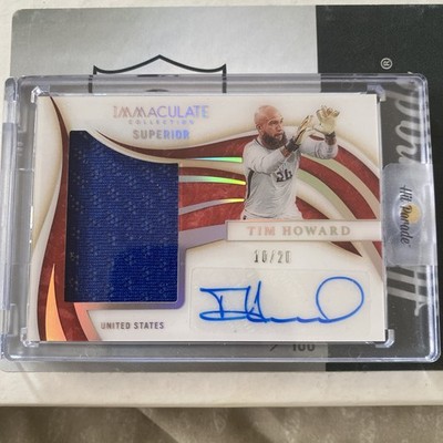 2020 Panini Immaculate Collection - Superior Swatch Signatures Tim Howard  