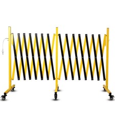 Expandable Metal Barricade 23 Ft Retractable Safety Fence Gate