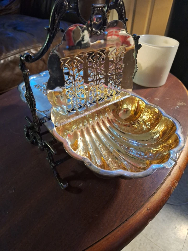 Antique Circa Late 1800's Silver Plated Victorian Bun Warmer / Biscuit Warmer - Image 3 of 4