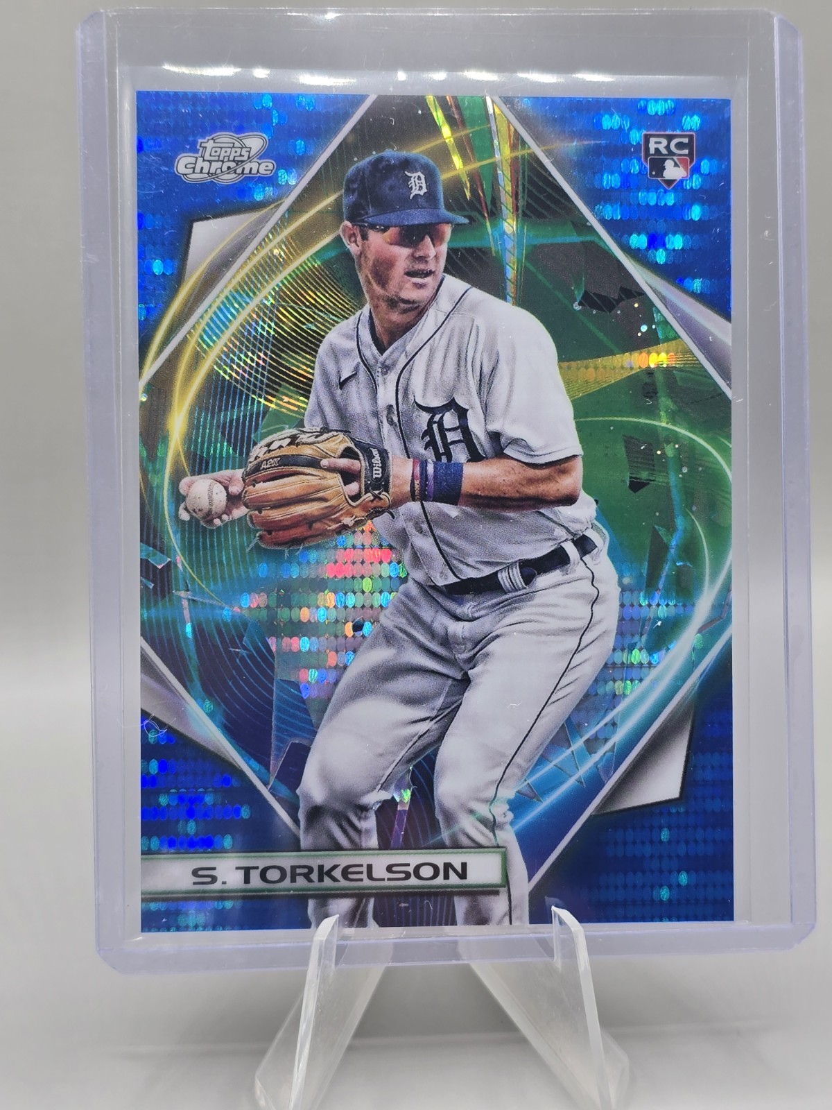 2022 Topps Cosmic Chrome #23 SPENCER TORKELSON RC Blue Moon Refractor #'d 01/99