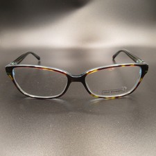 Lulu Guinness L204 TOB Women's Full Rim Tortoise Blue Cat Eye Eyeglass Frames