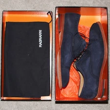 Magnanni Rollino 14332 Blue Suede Brogues Sz. 8.5