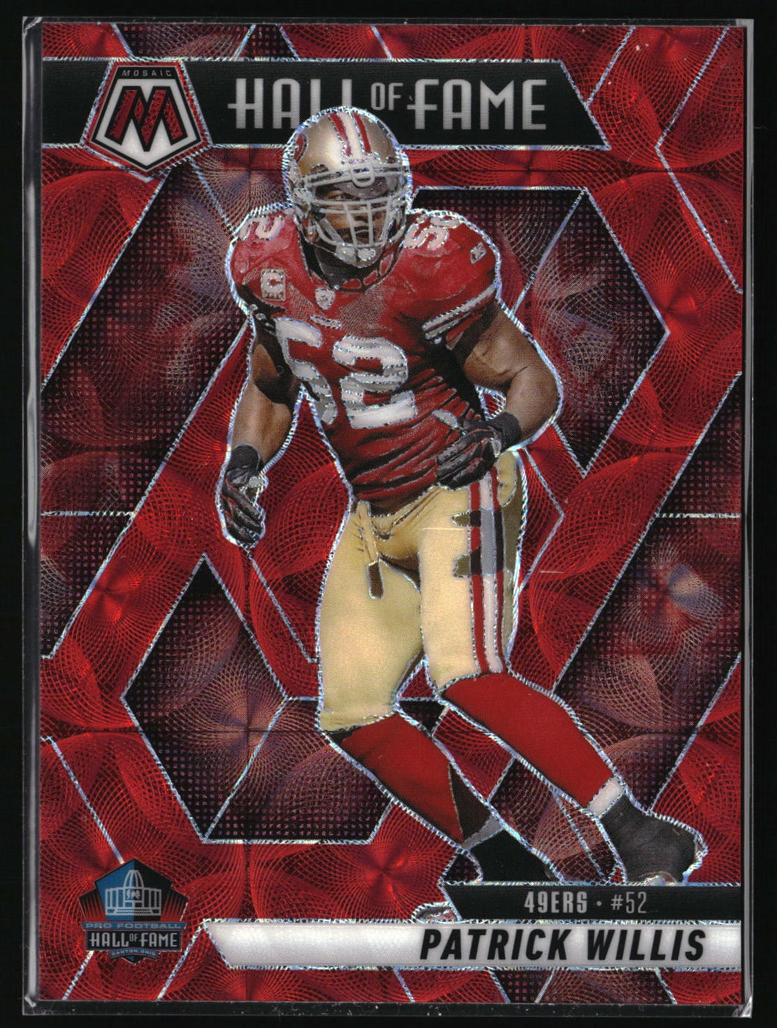 2025 Panini Mosaic #299 Patrick Willis Mosaic Red