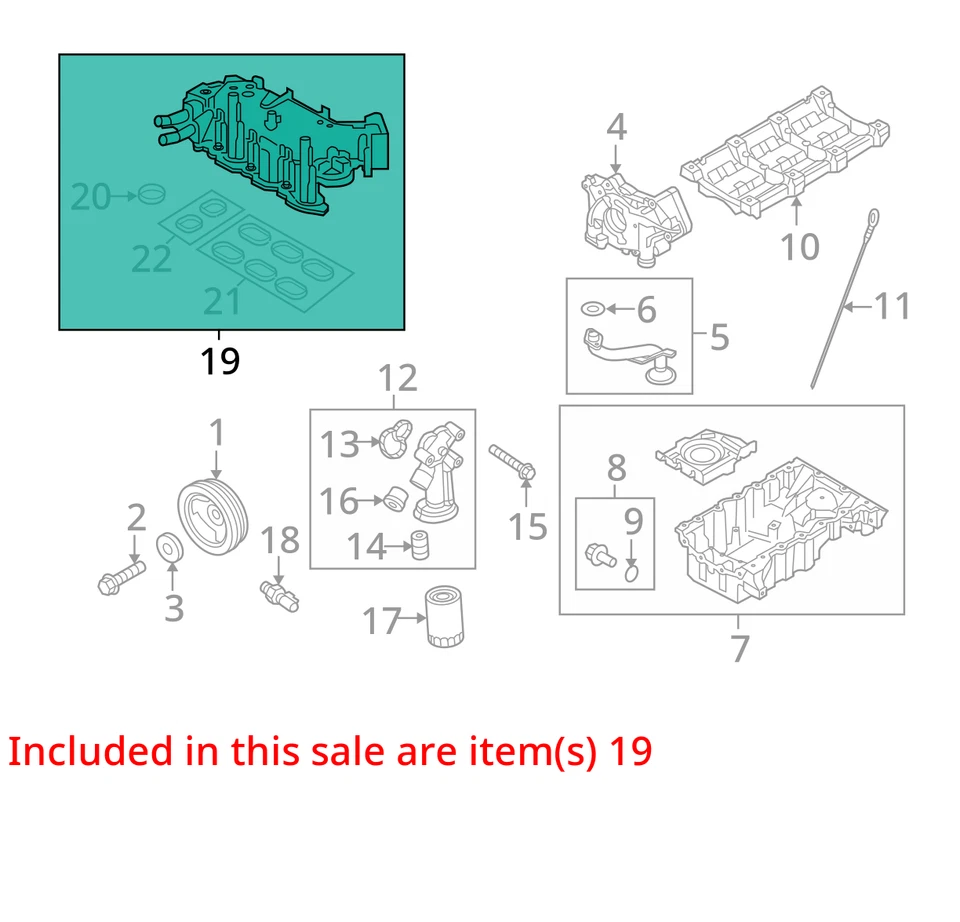 Colector de admisión 10-12 Lincoln MKT 3,5 L 83 k OEM LKQ Foto 4 de 4