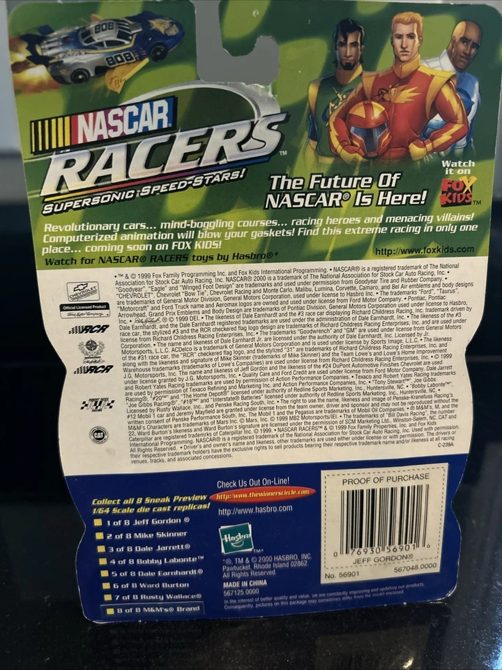 Jeff Gordon 2000 Winners Circle Sneak Preview Limited Series 1:64 Dupont - Image 2 of 2