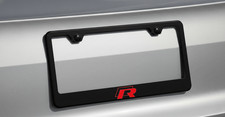 Black Premium Metal License Plate Frame With Hardware Fit Vw Golf R Red Black Premium Metal License Plate Frame With Hardware Fit Vw Golf R Red