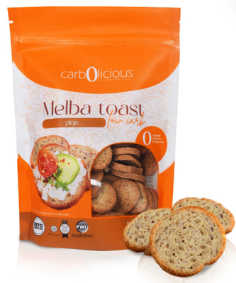 Crunchy Low Carb Melba Toast Rounds - Perfect Snack for Keto & Kosher Diets