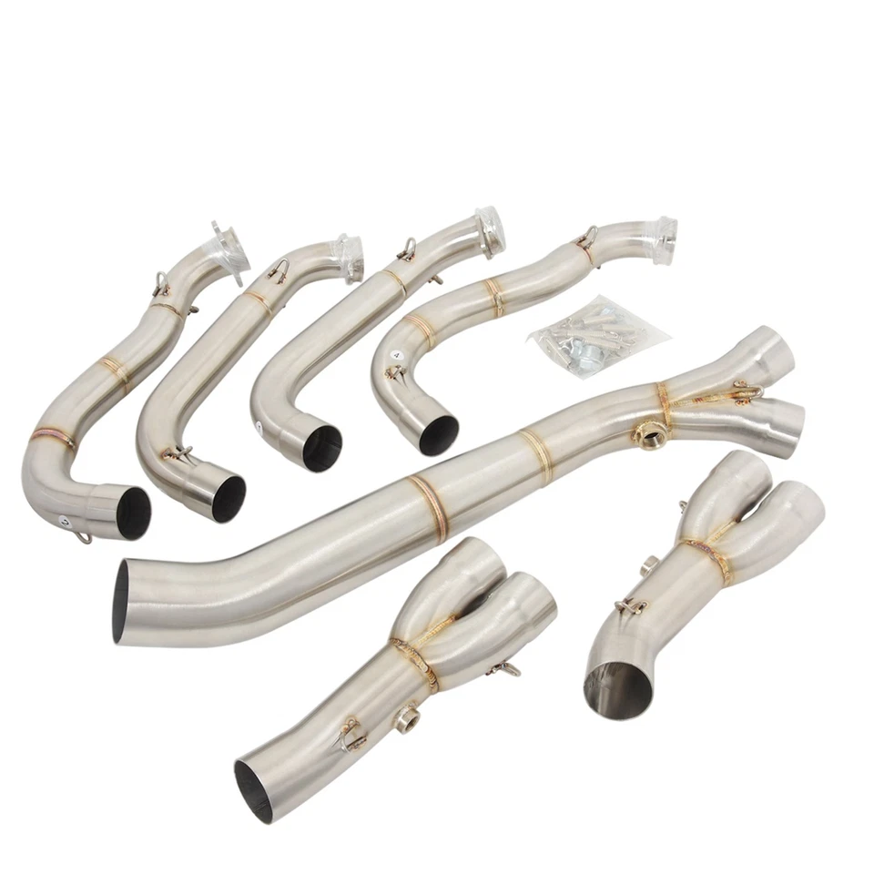 For BMW S1000RR 2010-2018 S1000R 2015-2018 Slip On Exhaust Header Pipe - Image 2 of 4