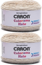 Caron Colorama Halo Cake Caron Nutmeg Frost Yarn - 2 Pack of 8Oz/226.79G - 71% A