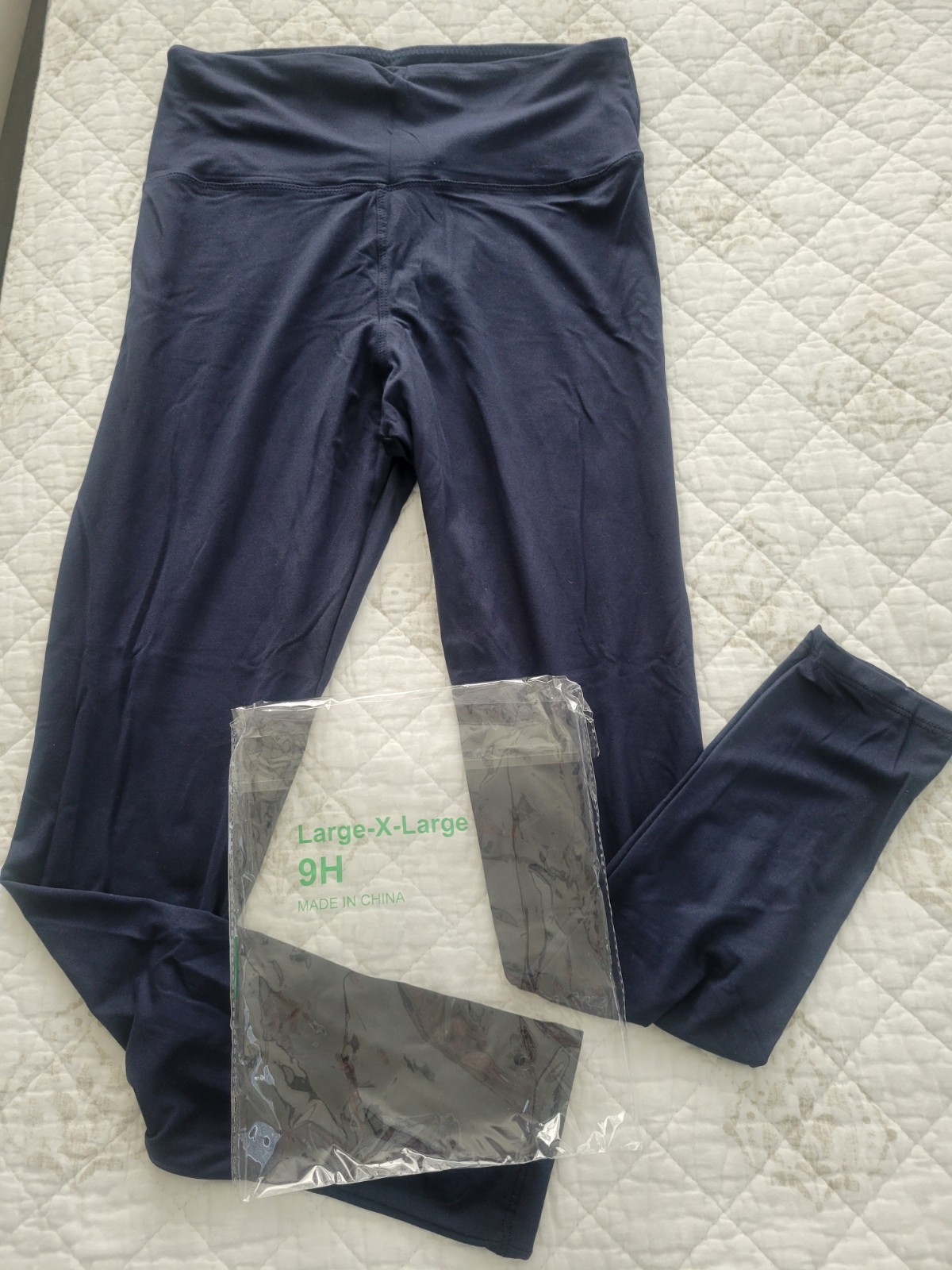 Buttery Soft Yoga Leggings 2-Pack Full Length & Capri in Navy & Black-image