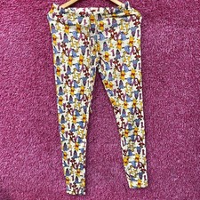 Disney Winnie The Pooh and Friends Yellow Lounge Pajama Pants Small