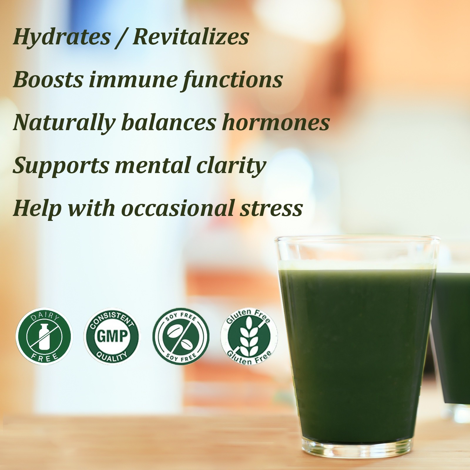 Super GREENS Powder Berry Flavor Bloating Relief, Gut Health & More 30 packet