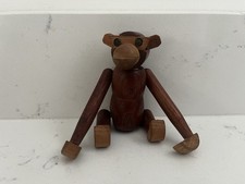 Vintage Retro Teak Jointed Monkey Bottle Opener Figure Kay Bojesen Style Scandi