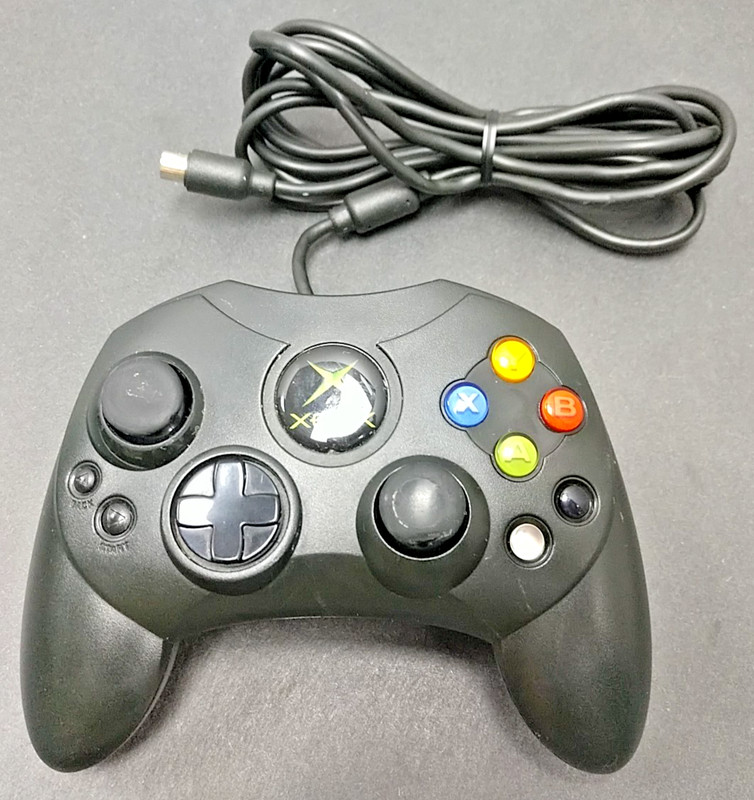 Official Microsoft Xbox Original S-Type Controller - Tested