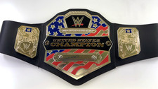 2014 Mattel WWE US Championship Replica Childs Toy Belt Hook  Loop Fastener
