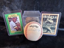 Willie Stargell & Johnny Mize Signed Auto Rawlings Baseball Pirates New Cube