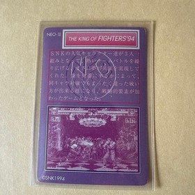 SNK NEOGEO data file card kof GAROU DENSETSU Art of Fighting SET