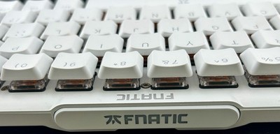 Fnatic White Mechanical Compact Gaming Keyboard STREAK65 LP KB0006