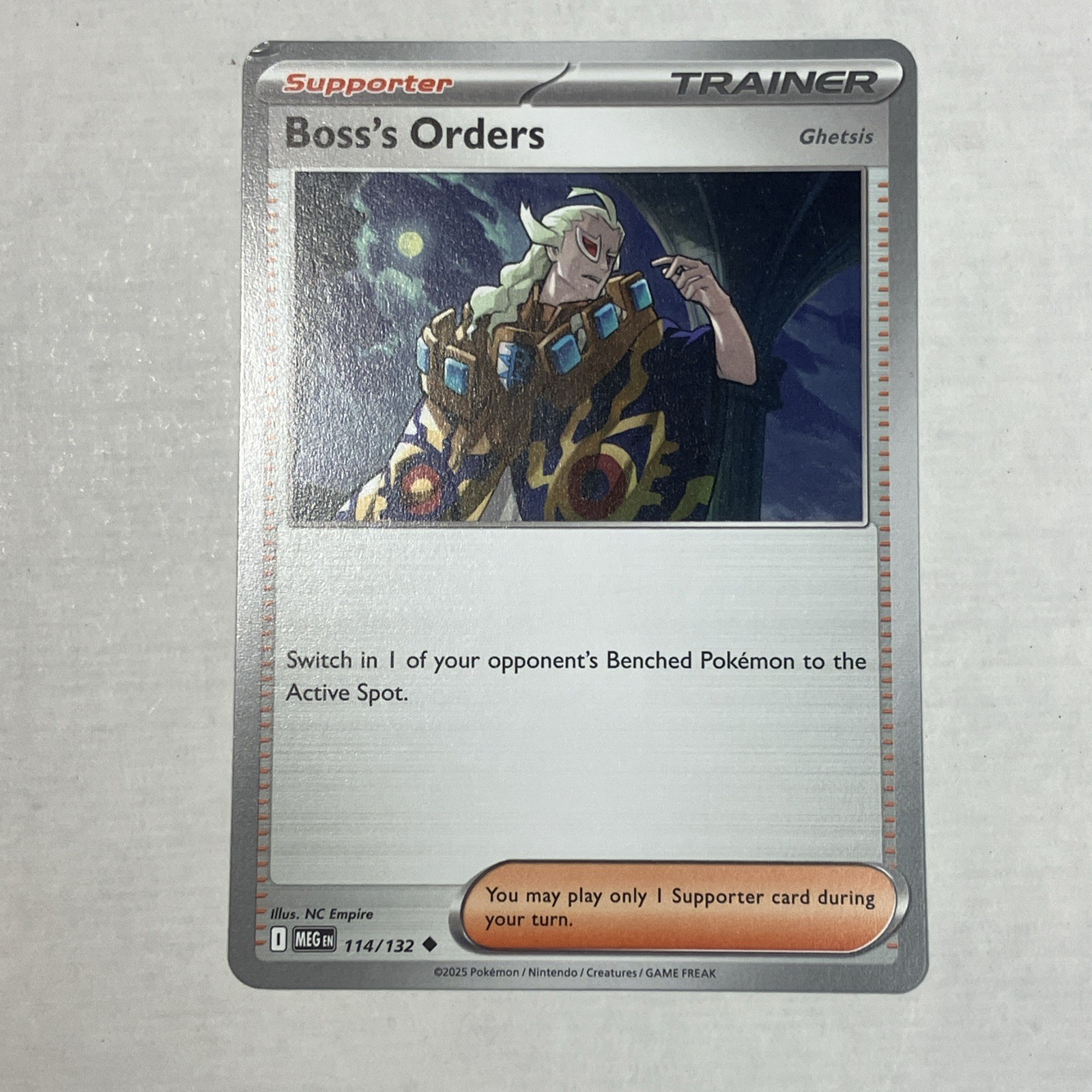 Boss's Orders 114/132  Mega Evolution Regular