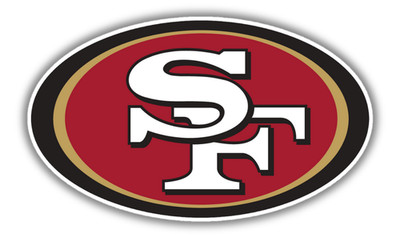 San Fransisco 49ers Logo Waterproof Die-Cut Sticker