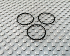 3x Gummireifen f. LEGO TECHNIK Antriebgummi 4x4 X89 Gummiringe Rubber Large Belt