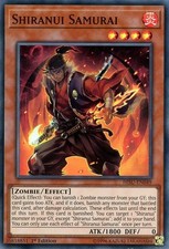 Yu-Gi-Oh TCG HISU-DE049 SR Shiranui Samurai Hidden Summoners