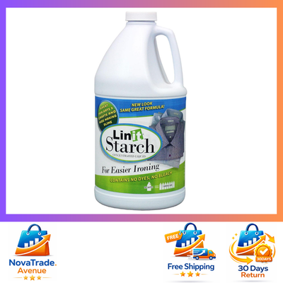 #ad Linit Starch Crisp Finish 64 Oz Liquid Starch Ironing Crafts Slime Free Ship $19.73