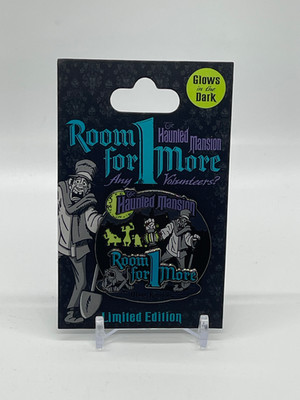 Haunted Mansion Room for 1 More Caretaker and His Dog Limited Edition Pin