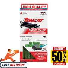 Mouse Mice Rat Killer 8 Blocks Bait Poison Rodent Station Trap Control 1-oz.