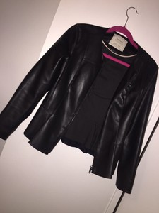 black peplum jacket uk