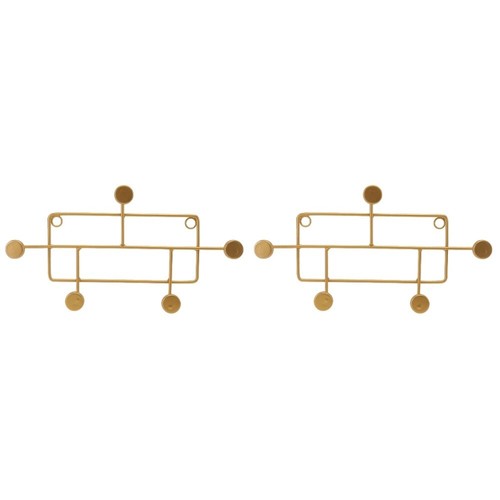 2 PCS Coat Hook Gold Hanging Hooks Decorative Hanger Towel Rack eBay