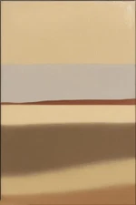 Large Abstract Painting 2x3' Earthtone 6 Geometric Demrin Fine Art Original NEW