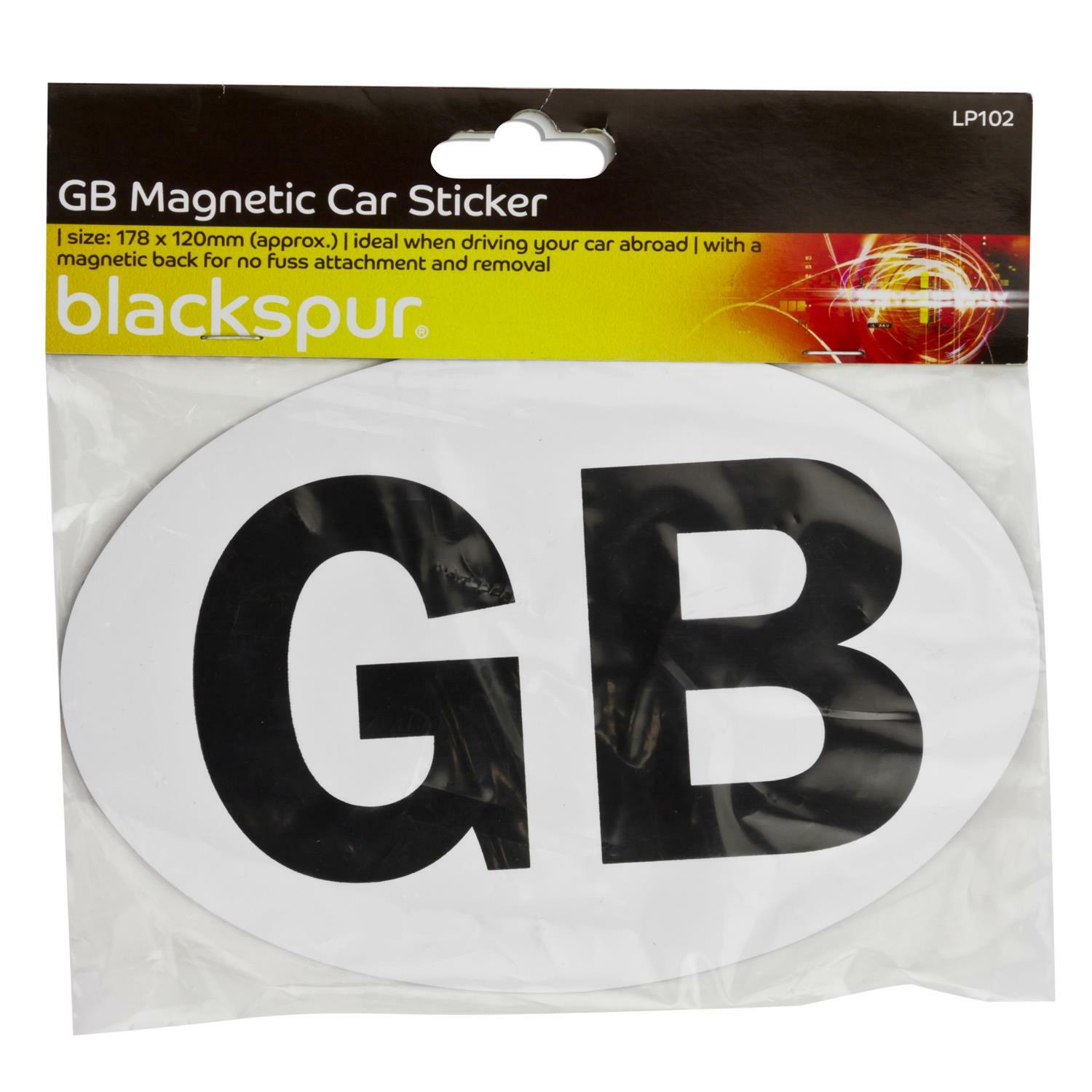 Magnetic White Gb Sticker Plate Travelling Eu European Car Caravan Great Britain For Sale Online Ebay