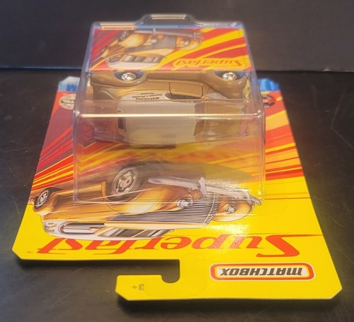 Matchbox Superfast #07 1936 Ford Sedan Custom Gold & White 2020 MOC - Picture 3 of 6