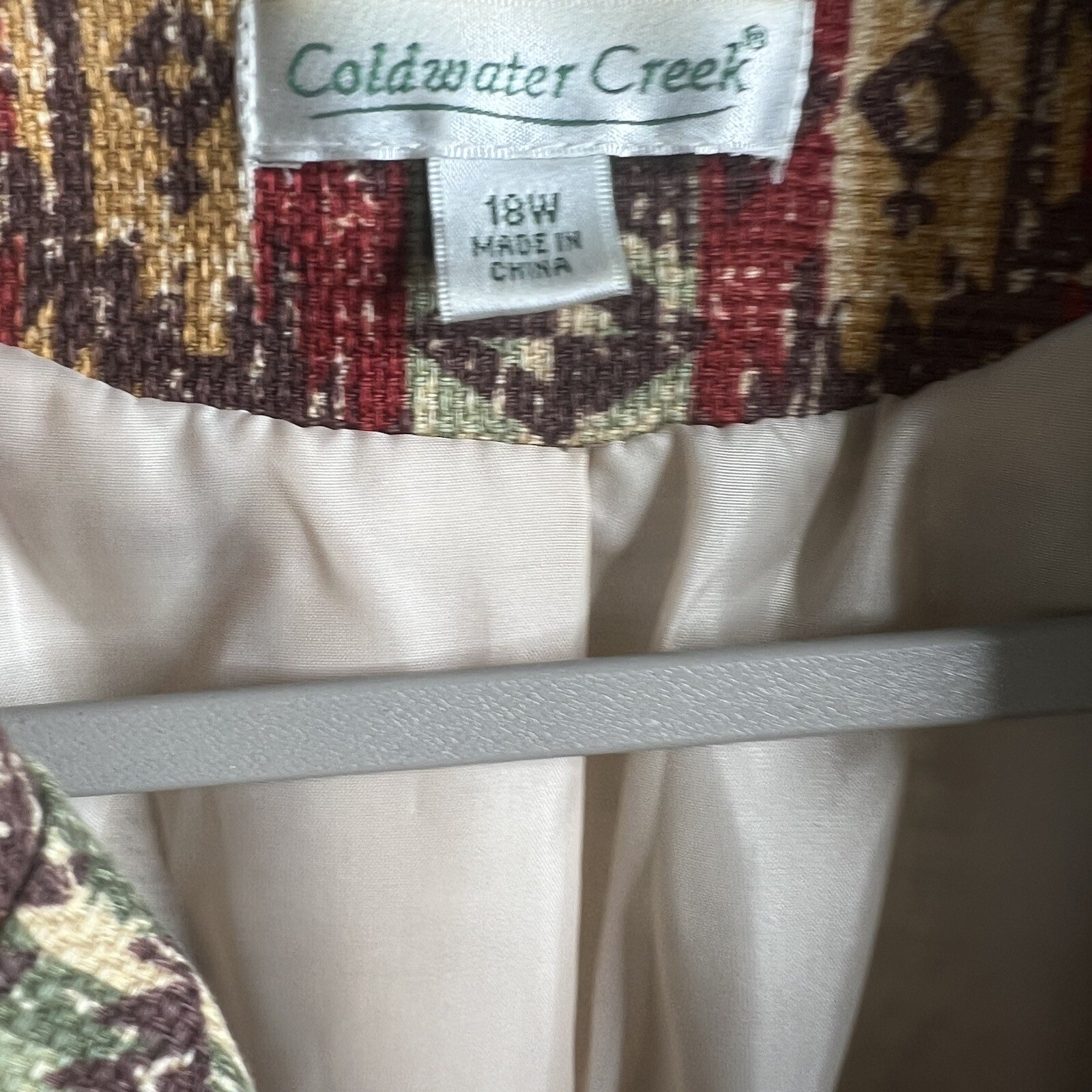 Coldwater Creek Blazer Womens 18 Aztec Western Tw… - image 15