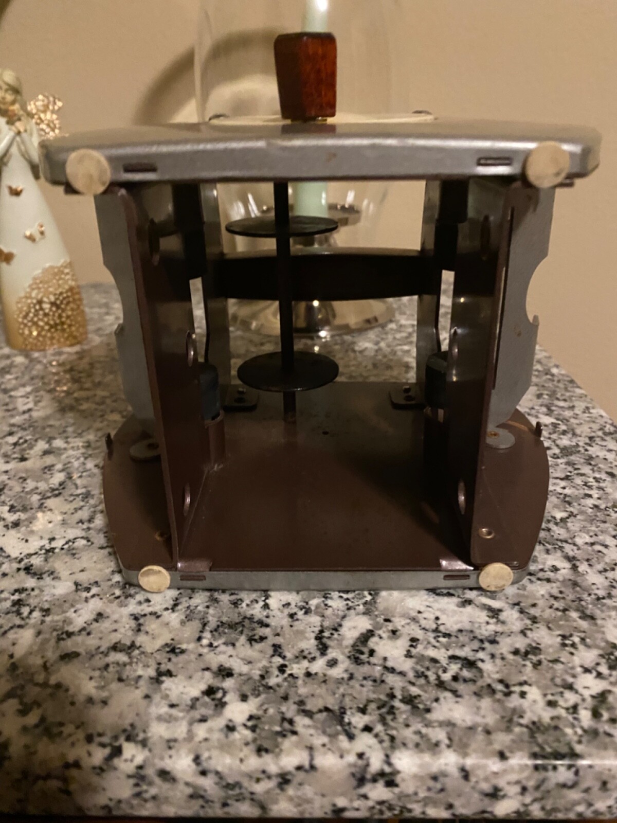 Vintage hand crank card shuffler, Nester Johnson eBay