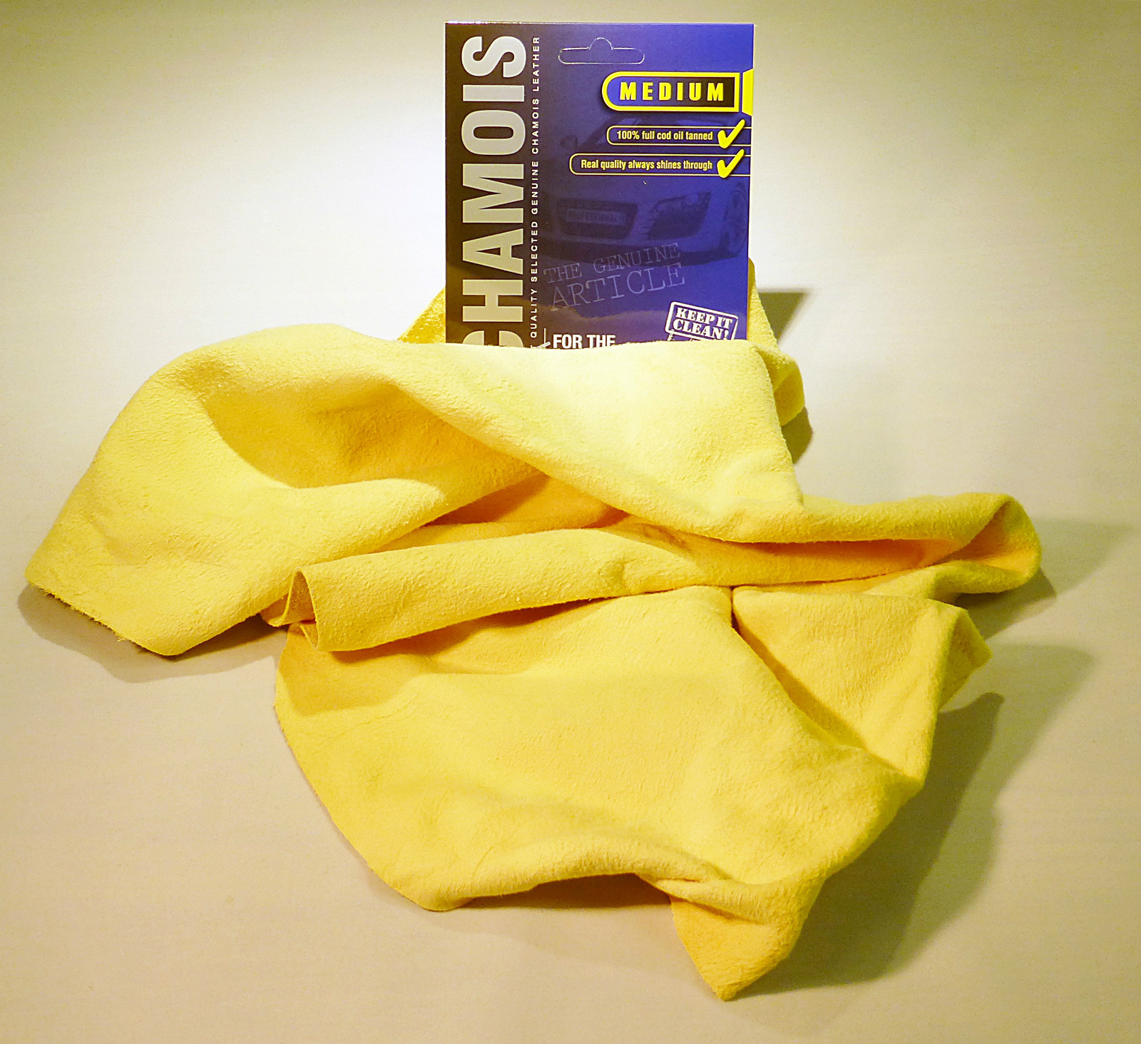 Genuine Real Leather Chamois Oil Tanned Cloth Chammy Car Drying