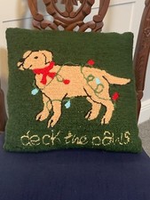 LABRADOR DOG - DECK THE PAWS - CHRISTMAS PILLOW BY ST.NICHOLAS SQUARE - KOHL  S 