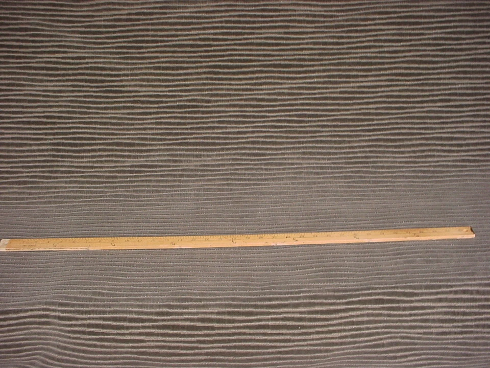 4-1/2Y Romo Zinc Z525 Tideline Mercury Gray Grey Velvet Upholstery Fabric - Image 2 of 4