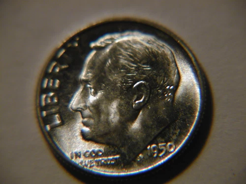 1950  Roosevelt Dime BU uncirculated gem!