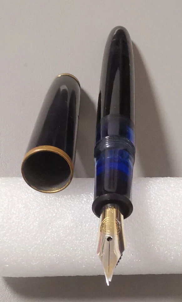 Geha Schulfüller mit Reservetank Füller Füllfederhalter mit Geha Feder Vintage - Bild 4 von 4