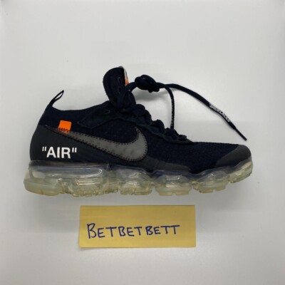 Nike Off-White Vapormax Black Sneakers Size Very Rare UK