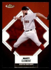 2006 Finest  #56 Matt Clement Boston Red Sox