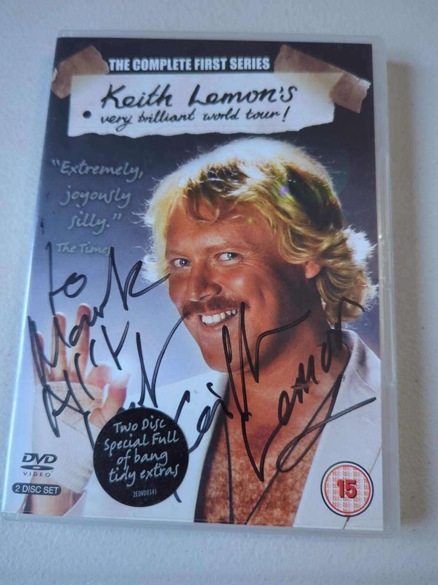 Signed Keith Lemons Very Brilliant World Tour (2008) Leigh Francis