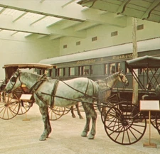 1976 Horses & Buggies, L&N RR car, Adirondack Museum, Blue Mtn Lake, NY Postcard