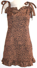 NWOT Shein Animal Print Sleeveless Dress - Sz XS
