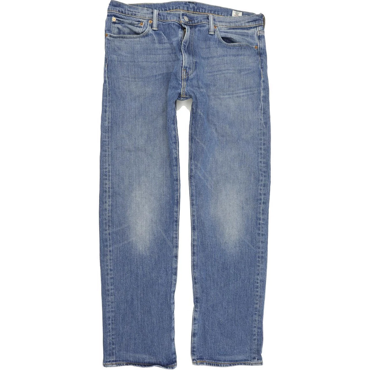 Levi s 504 Men Blue Straight Regular Stretch Jeans W36 L34 73455