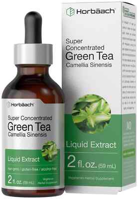 Green Tea Liquid Extract | 2 fl oz | Alcohol Free | Vegetarian |