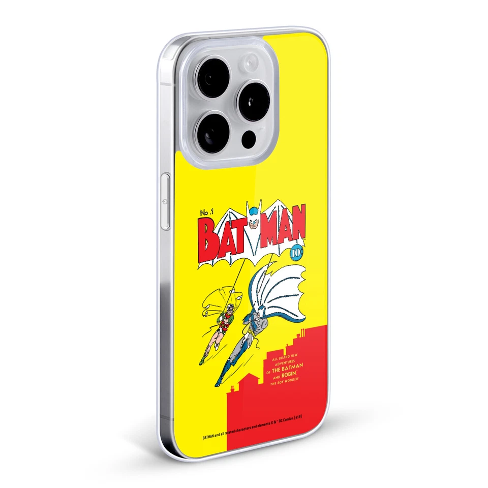 FUNDA DE GEL SUAVE CUBIERTAS DE CÓMIC FAMOSAS DE BATMAN DC COMICS PARA TELÉFONOS APPLE iPHONE Foto 2 de 4